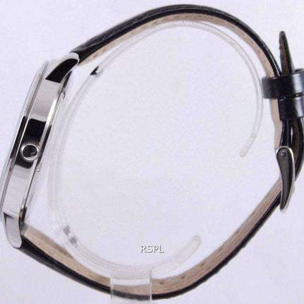 Orologio da uomo con cinturino in pelle al quarzo Seiko SUR113P1 SUR113P