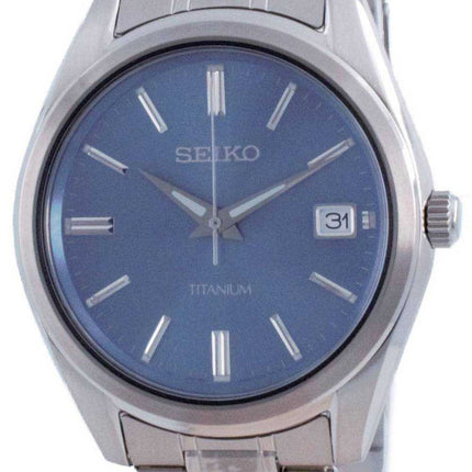 Seiko Discover More Titanium Quartz SUR371 SUR371P1 SUR371P 100M Orologio da uomo