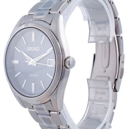 Seiko Discover More Titanium Quartz SUR373 SUR373P1 SUR373P 100M Orologio da uomo
