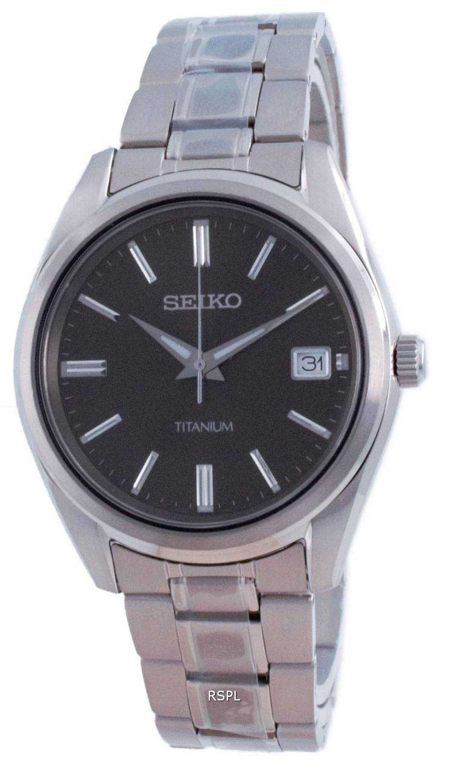 Seiko Discover More Titanium Quartz SUR375 SUR375P1 SUR375P 100M Orologio da uomo