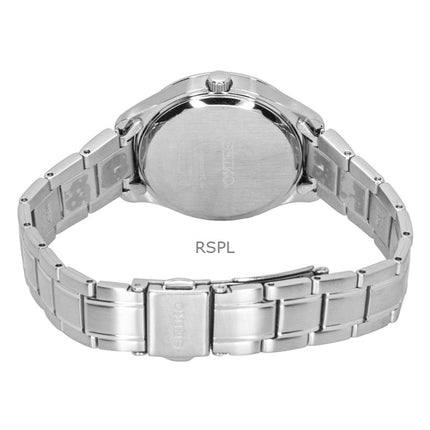 Orologio da donna Seiko Classic in acciaio inossidabile con quadrante blu al quarzo SUR425P1 100M