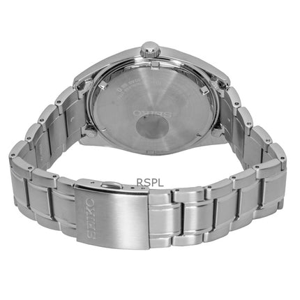 Orologio da uomo Seiko in acciaio inossidabile con quadrante color salmone, al quarzo SUR523P1, 100 m