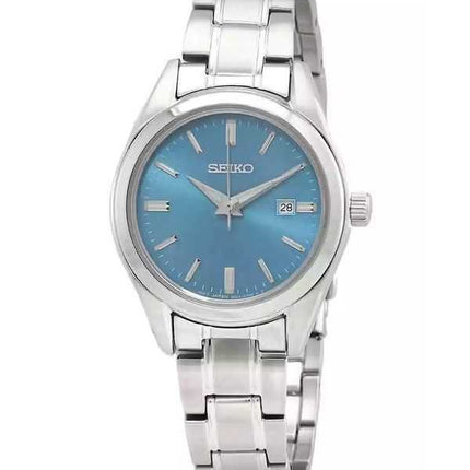 Orologio da donna Seiko Classic in acciaio inossidabile con quadrante blu al quarzo SUR531P1 100M