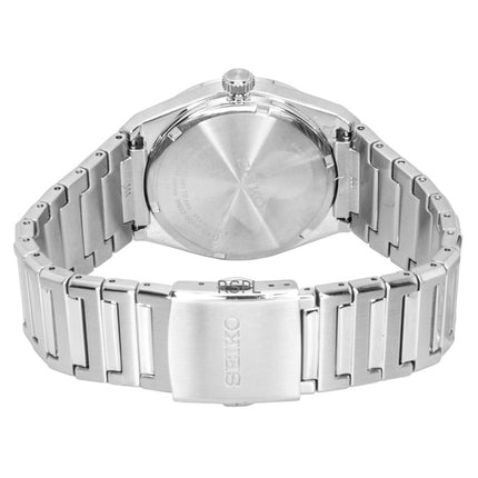 Orologio da uomo Seiko Conceptual in acciaio inossidabile con quadrante bianco al quarzo SUR553P1 100M