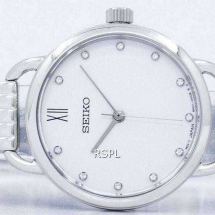 Seiko Analog Quartz Diamond Accent Orologio SUR697 SUR697P1 SUR697P da donna