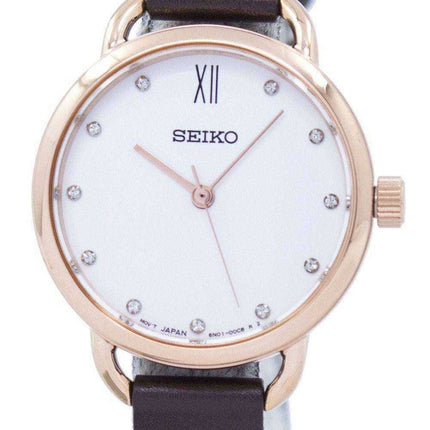 Orologio da donna Seiko Analog Quartz Diamond Accent SUR698P2