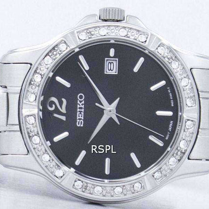 Seiko Analog Quartz Diamond Accent Orologio SUR719 SUR719P1 SUR719P da donna