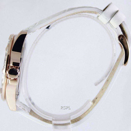 Seiko Quartz Crystals White Dial SUR800 SUR800P1 SUR800P Orologio da donna