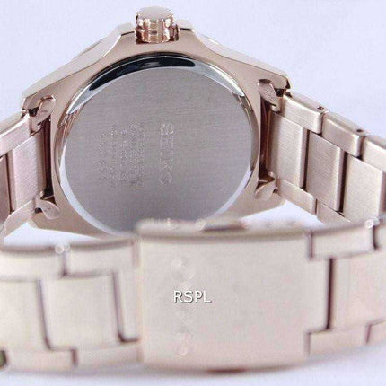 Seiko Quartz Crystals Rose Gold SUR802 SUR802P1 SUR802P Orologio da donna