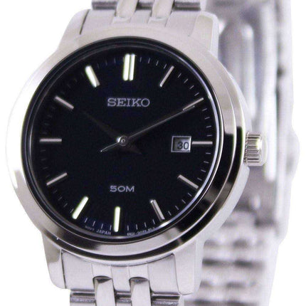 Orologio da donna Seiko Quartz blu scuro con quadrante SUR829P1 SUR829P