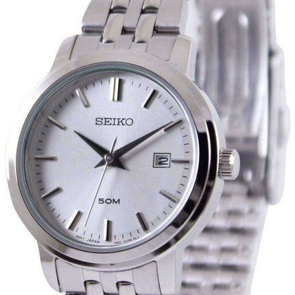 Seiko Quartz Silver Dial SUR831P1 SUR831P Orologio da donna
