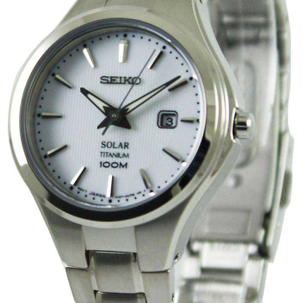 Orologio da donna Seiko Solar Titanium 100M SUT199 SUT199P1 SUT199P