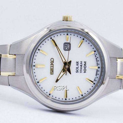 Orologio da donna Seiko Solar Titanium 100M SUT203 SUT203P1 SUT203P