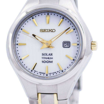 Orologio da donna Seiko Solar Titanium 100M SUT203 SUT203P1 SUT203P