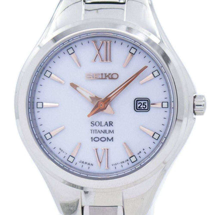 Orologio da donna Seiko Titanium Solar SUT271 SUT271P1 SUT271P