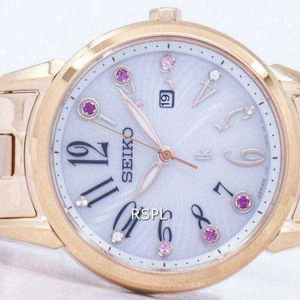 Seiko Solar Japan Made Diamond Accent SUT302 SUT302J1 SUT302J Orologio da donna