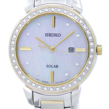 Orologio da donna Seiko Solar Diamond Accent SUT328 SUT328P1 SUT328P
