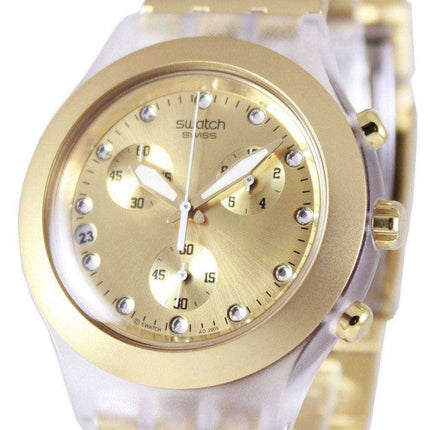 Cronografo Full-Blooded Swatch Irony Diaphane SVCK4032G unisex