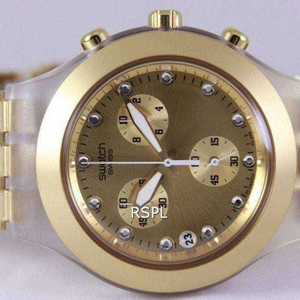 Cronografo Full-Blooded Swatch Irony Diaphane SVCK4032G unisex