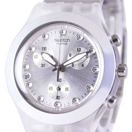 Swatch Irony Diaphane Full-Blooded Silver Chronograph SVCK4038G Orologio unisex