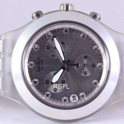 Swatch Irony Diaphane Full-Blooded Silver Chronograph SVCK4038G Orologio unisex