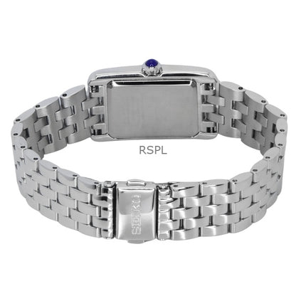 Orologio da donna Seiko Classic in acciaio inossidabile con quadrante bianco al quarzo SWR083P1