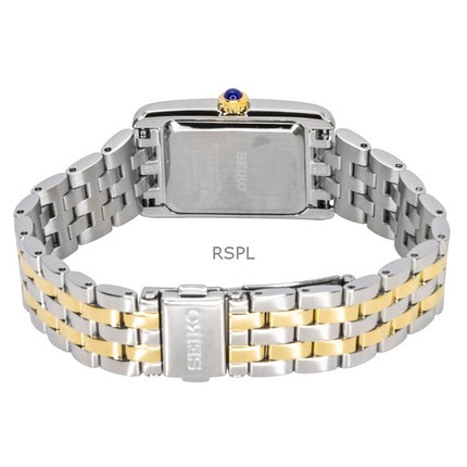 Orologio da donna Seiko SWR087P1 al quarzo con quadrante argentato e acciaio inossidabile bicolore