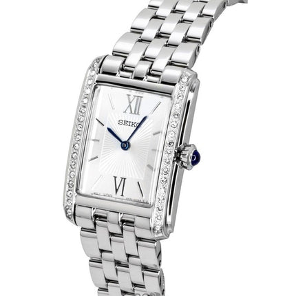 Orologio da donna Seiko Conceptual in acciaio inossidabile con quadrante argentato al quarzo SWR091P1