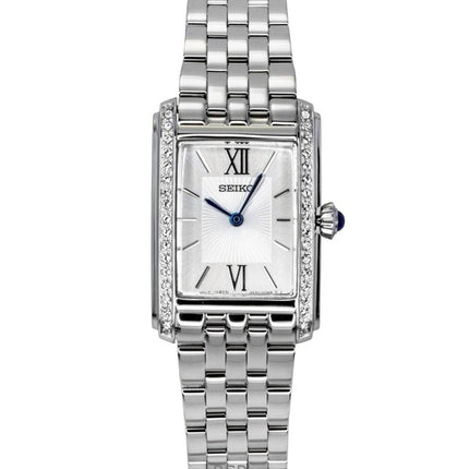 Orologio da donna Seiko Conceptual in acciaio inossidabile con quadrante argentato al quarzo SWR091P1