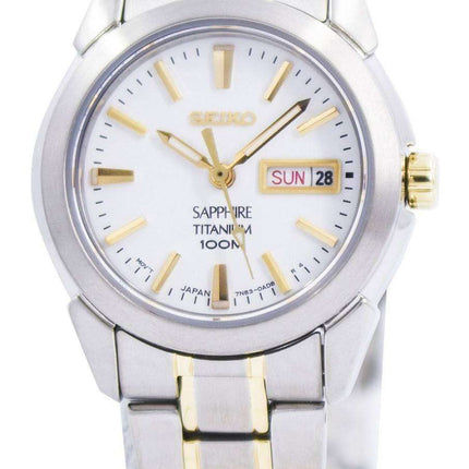 Orologio da donna Seiko Sapphire Titanium Quartz 100M SXA115 SXA115P1 SXA115P ricondizionato