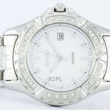 Seiko Quartz Diamond Accent 100M SXDA97 SXDA97P1 SXDA97P Orologio da donna