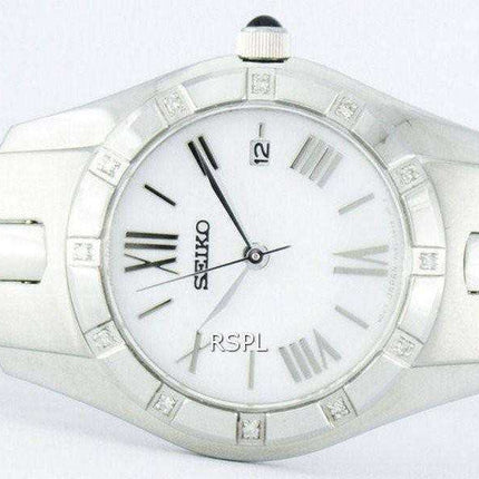 Seiko Quartz Diamond Accent SXDB53 SXDB53P1 SXDB53P Orologio da donna