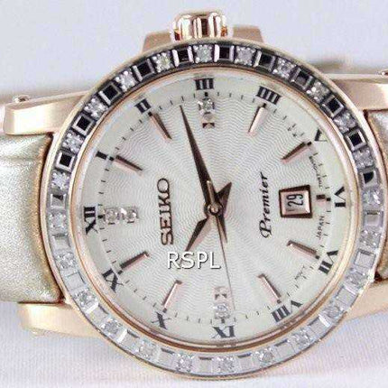 Seiko Premier Quartz Diamonds SXDG60 SXDG60P1 SXDG60P Orologio da donna