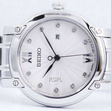 Seiko Quartz Diamond Accent SXDG79 SXDG79P1 SXDG79P Orologio da donna