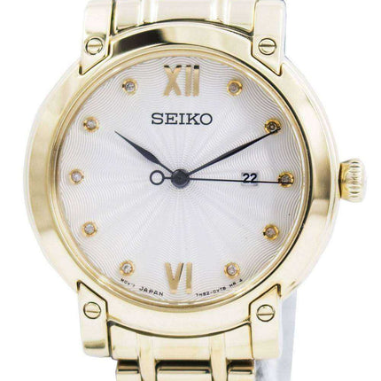 Seiko Quartz Diamond Accent SXDG80 SXDG80P1 SXDG80P Orologio da donna