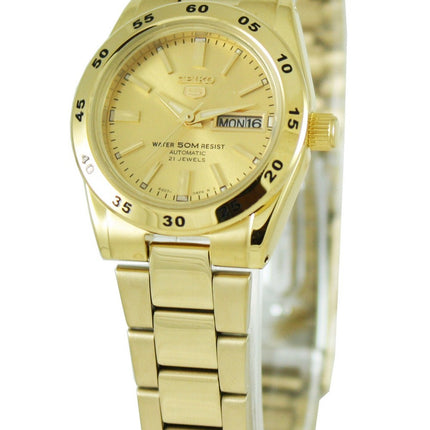 Orologio automatico da donna placcato oro Seiko 5 sport SYMG44K1 SYMG44
