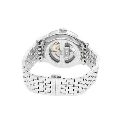 Orologio da uomo Tissot Le Locle Powermatic 80 Open Heart quadrante argento automatico T006.407.11.033.02