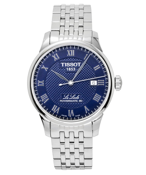 Orologio da uomo Tissot Le Locle Automatico in acciaio inossidabile con quadrante blu T006.407.11.043.00