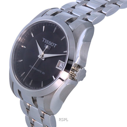Tissot Couturier Powermatic 80 Lady Automatic T035.207.11.061.00 T0352071106100 100M Orologio da donna
