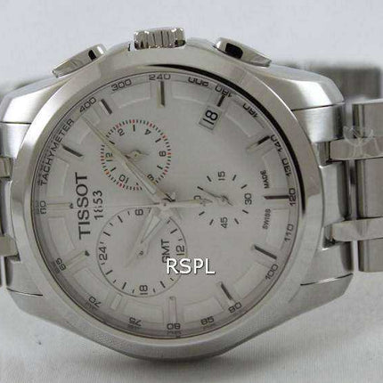 Tissot Couturier Quartz GMT T035.439.11.031.00 T0354391103100 Orologio da uomo
