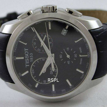Tissot Couturier Quartz GMT T035.439.16.051.00 T0354391605100 Orologio da uomo