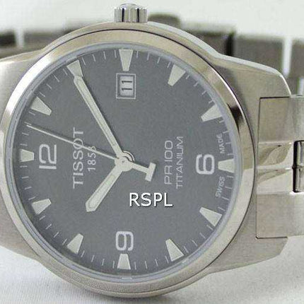 Tissot T-Classic PR 100 Titanium Quartz T049.410.44.067.00 T0494104406700 Orologio da uomo