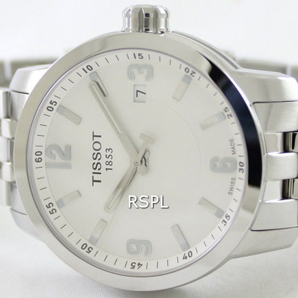 Tissot T-Sport PRC 200 quadrante bianco al quarzo T055.410.11.017.00 T0554101101700 Orologio da uomo