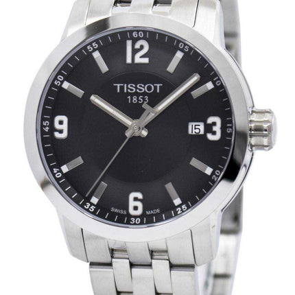 Tissot T-Sport PRC 200 al quarzo quadrante nero T055.410.11.057.00 T0554101105700 Orologio da uomo