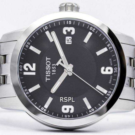 Tissot T-Sport PRC 200 al quarzo quadrante nero T055.410.11.057.00 T0554101105700 Orologio da uomo