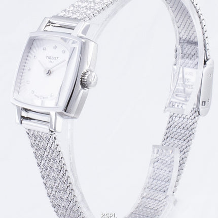 Tissot T-Lady Lovely Square T058.109.11.036.00 T0581091103600 Orologio donna al quarzo con diamanti