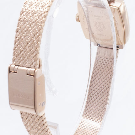 Tissot T-Lady Lovely Square T058.109.33.456.00 T0581093345600 Diamond Accents orologio da donna