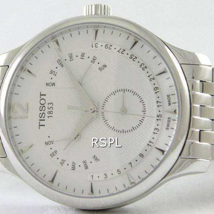 Tissot T-Classic Tradition Perpetual Calendar T063.637.11.037.00 T0636371103700 Orologio da uomo