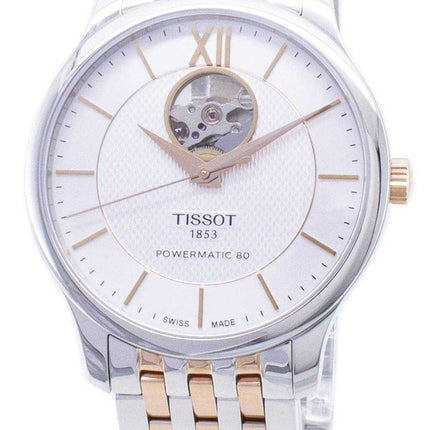 Tissot T-Classic Powermatic 80 T063.907.22.038.01 T0639072203801 Orologio da uomo a cuore aperto