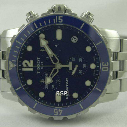 Tissot T-Sport Seastar 1000 Cronografo al quarzo T066.417.11.047.00 T0664171104700 Orologio da uomo